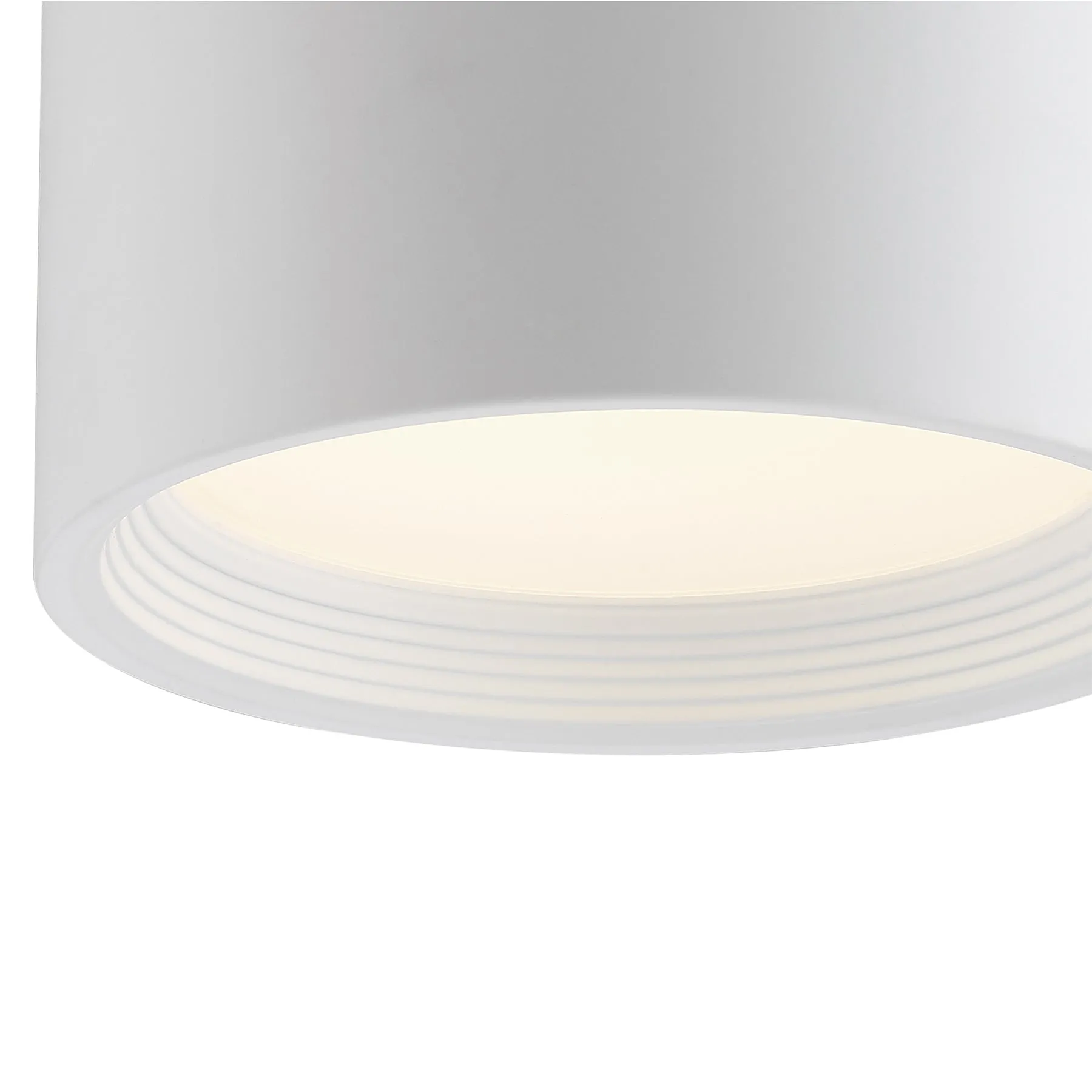 Reel 1 Light 5.25in. Flush Mount - White