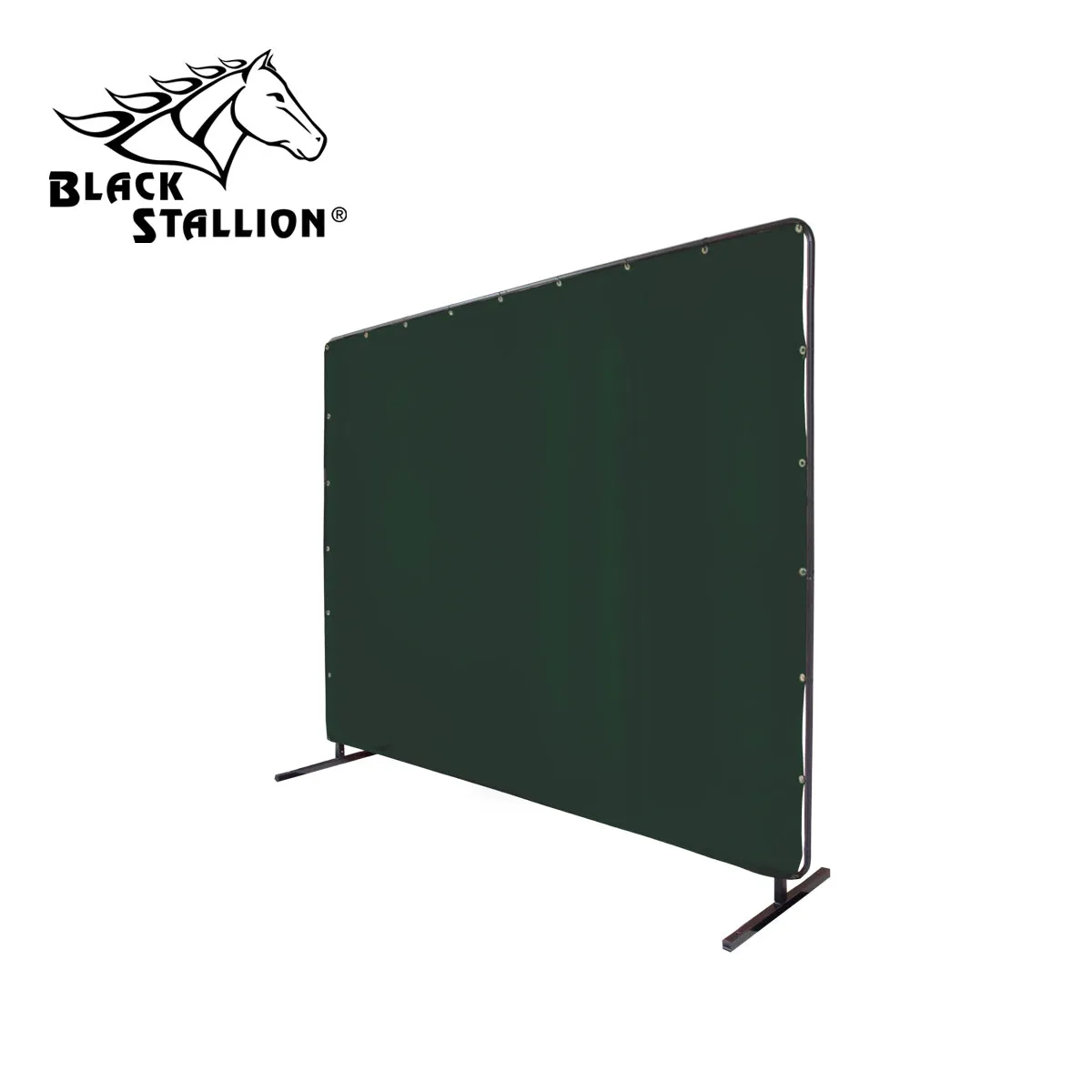 Revco 6X8VF1-SH8 14 mil. 6' x 8' Shade 8 Standard QuickFrame™ Welding Screen & Frame (1 Set)