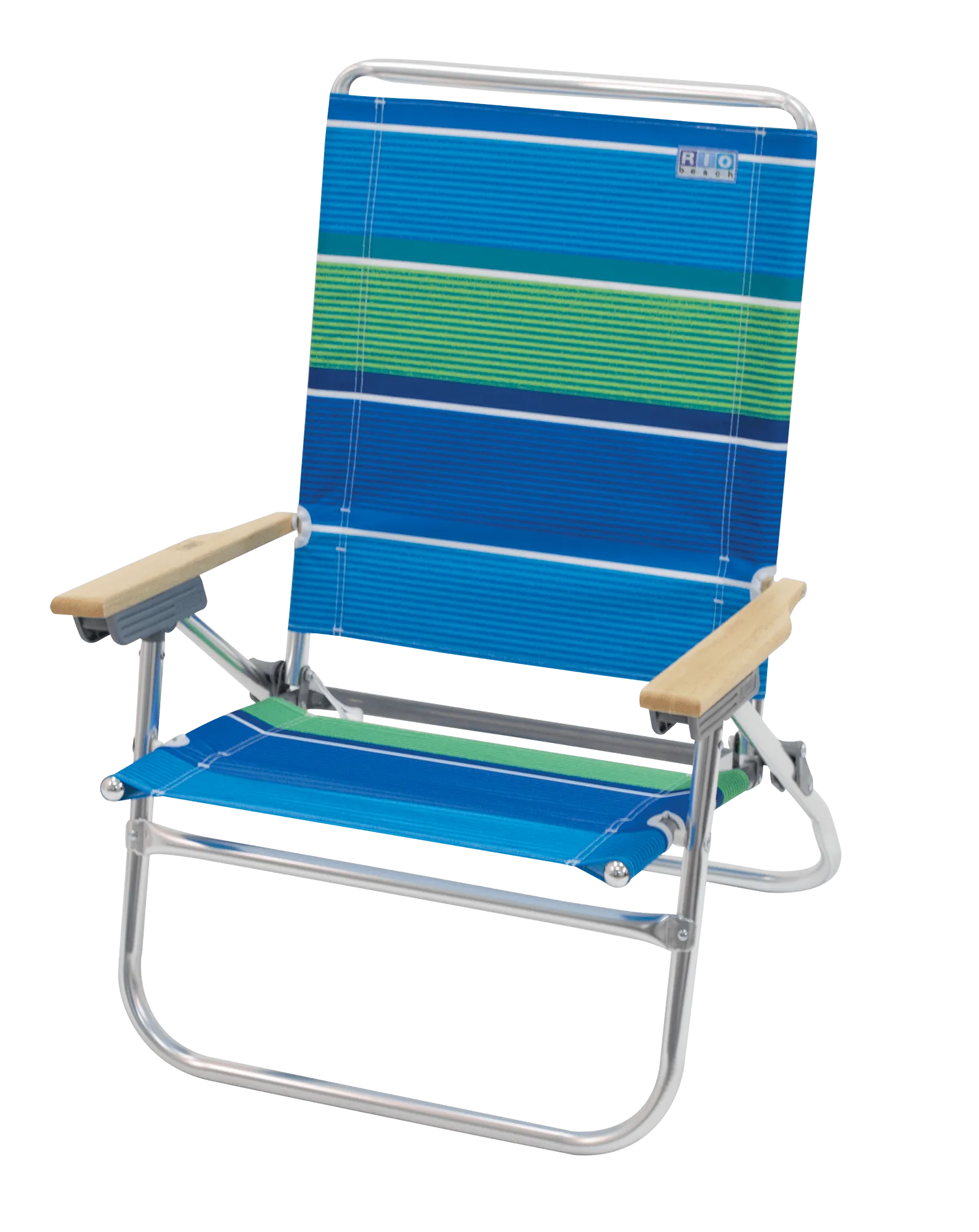 RIO Beach | 4-Position Easy In-Easy Out Beach Chair - Stripe