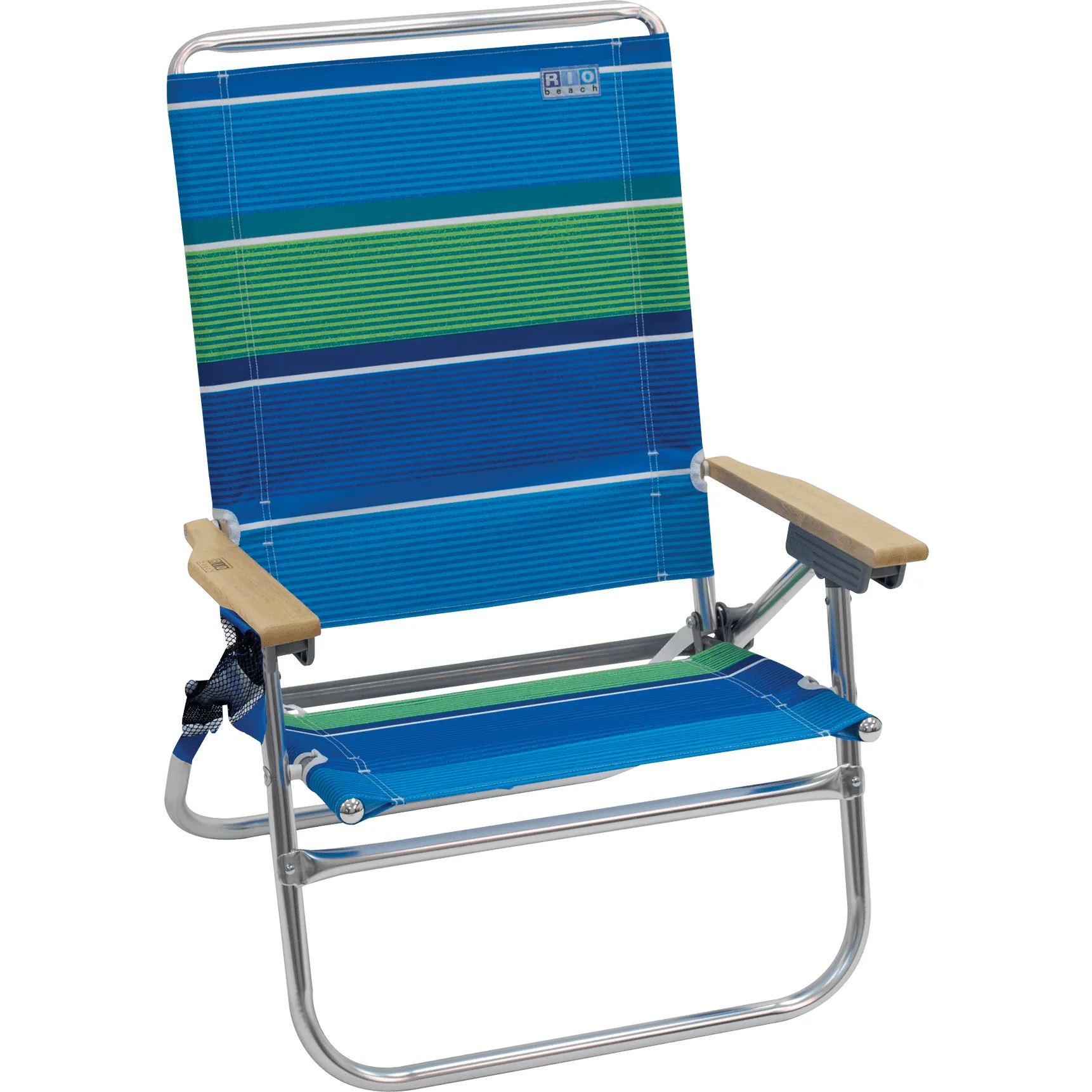 RIO Beach | 4-Position Easy In-Easy Out Beach Chair - Stripe