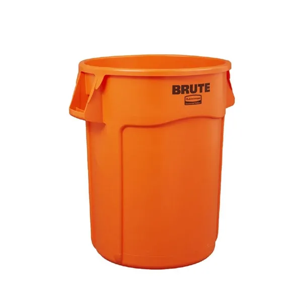 Rubbermaid BRUTE Container Hi-Visibility Orange 121.1Ltr - HY015