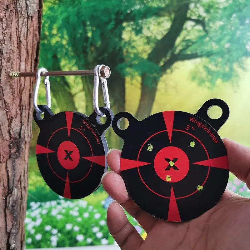 Slingshot Practice Target Portable And Durable Panda Head Thick Target Metal Shooting Target Shooting Training For Slingshot