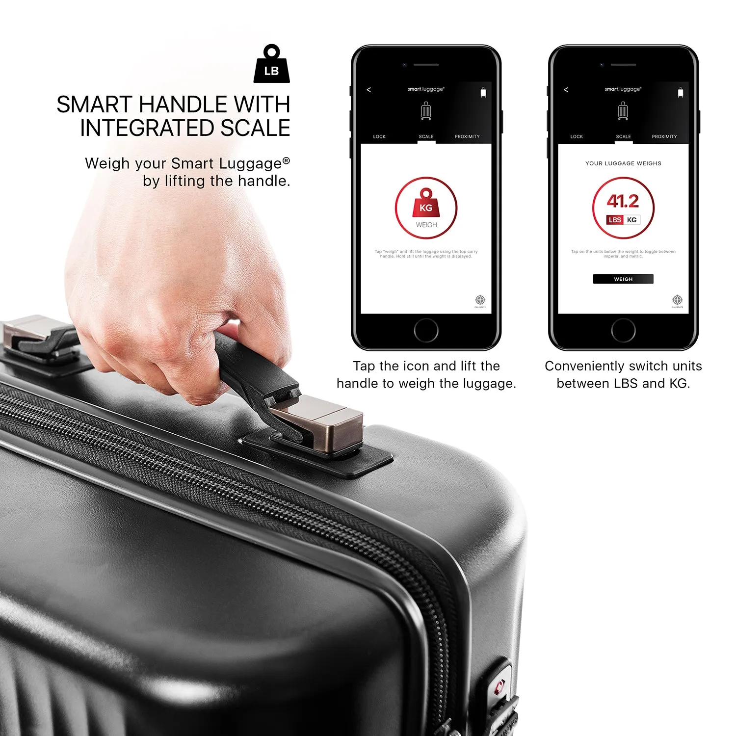 SmartLuggage® 21" Carry-on - Airline Approved