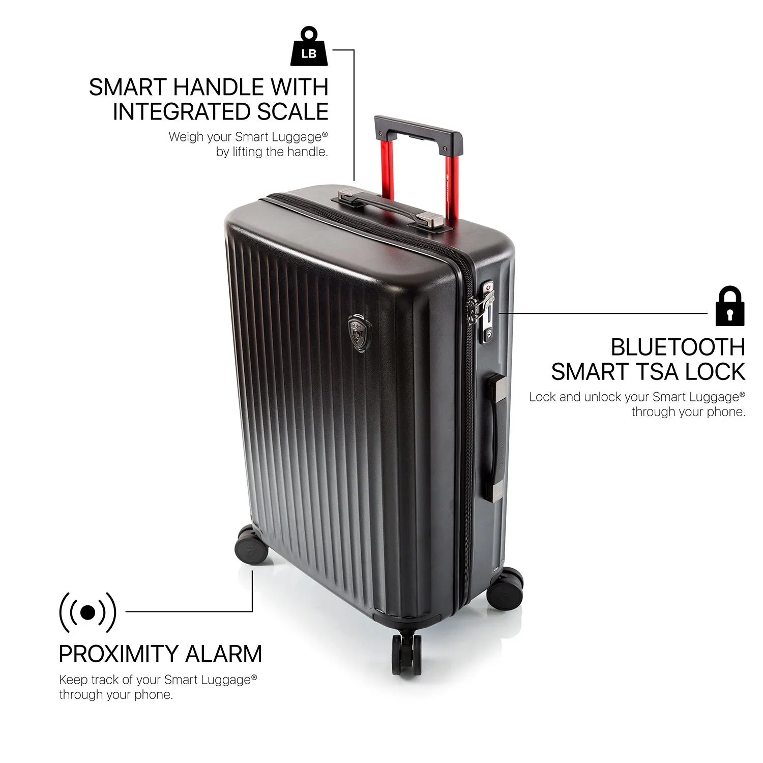 SmartLuggage® 21" Carry-on - Airline Approved