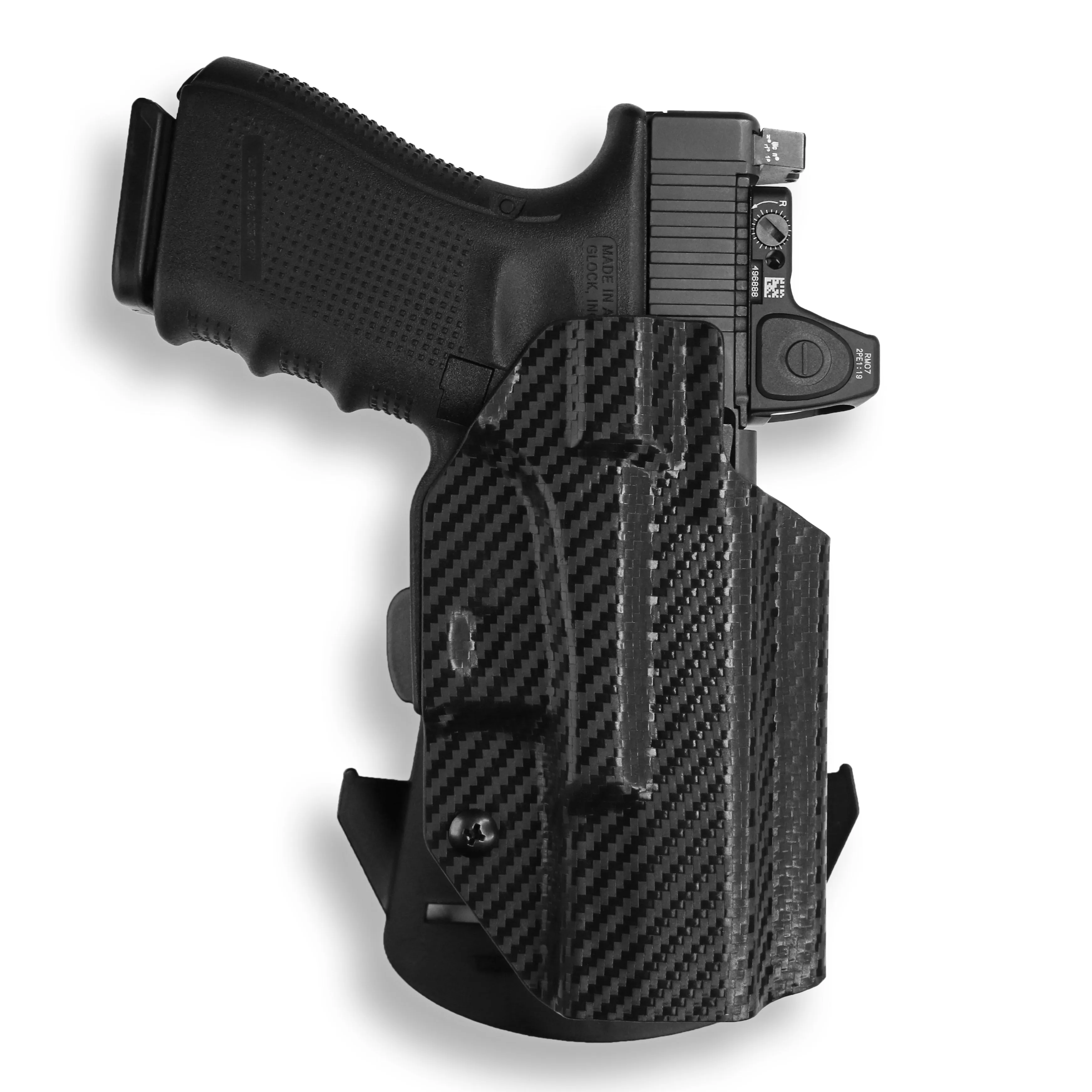 Smith & Wesson M&P 9C/40C / M2.0 3.5"/3.6" Compact Manual Safety with Streamlight TLR-8/8A Light Red Dot Optic Cut OWB Holster