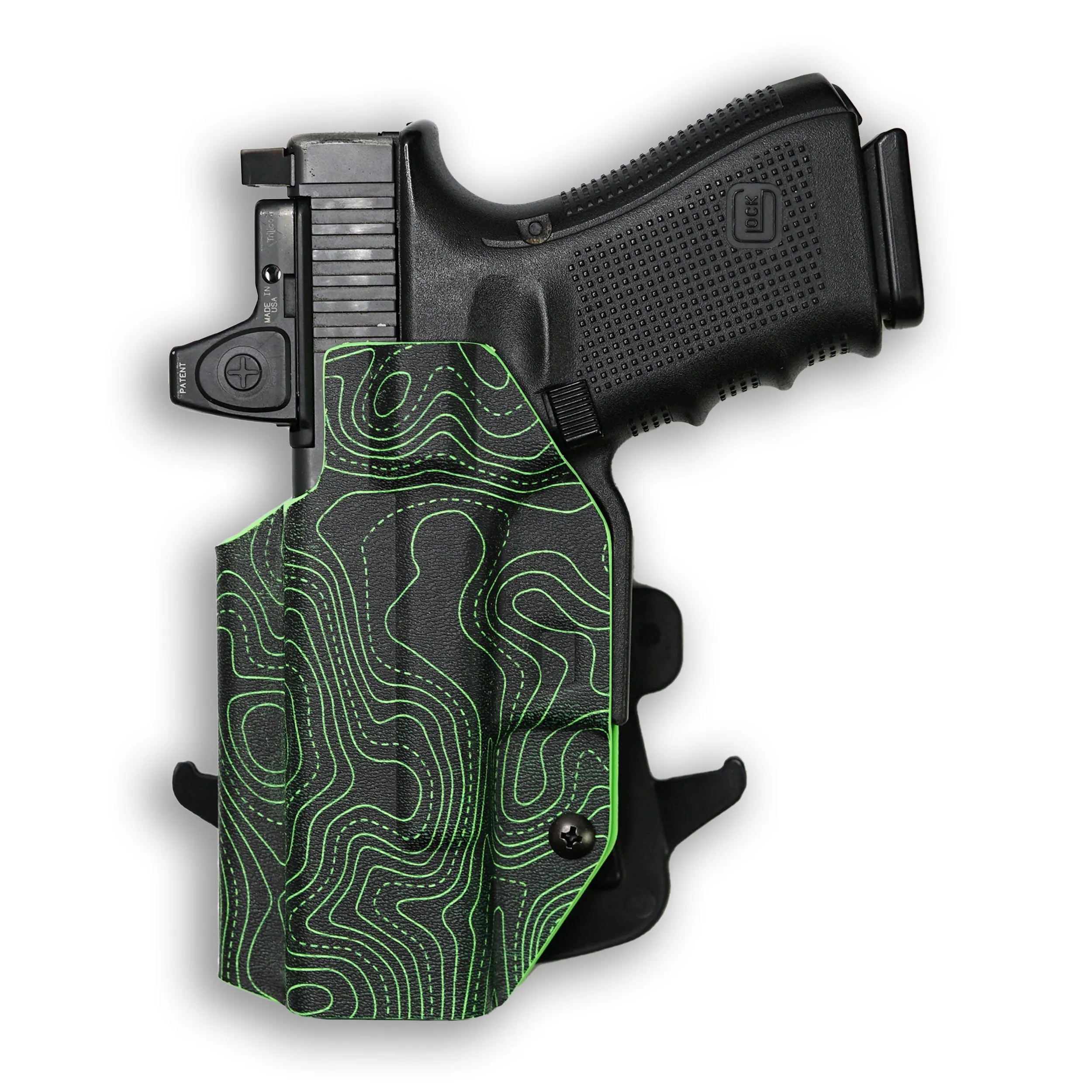 Smith & Wesson M&P 9C/40C / M2.0 3.5"/3.6" Compact Manual Safety with Streamlight TLR-8/8A Light Red Dot Optic Cut OWB Holster