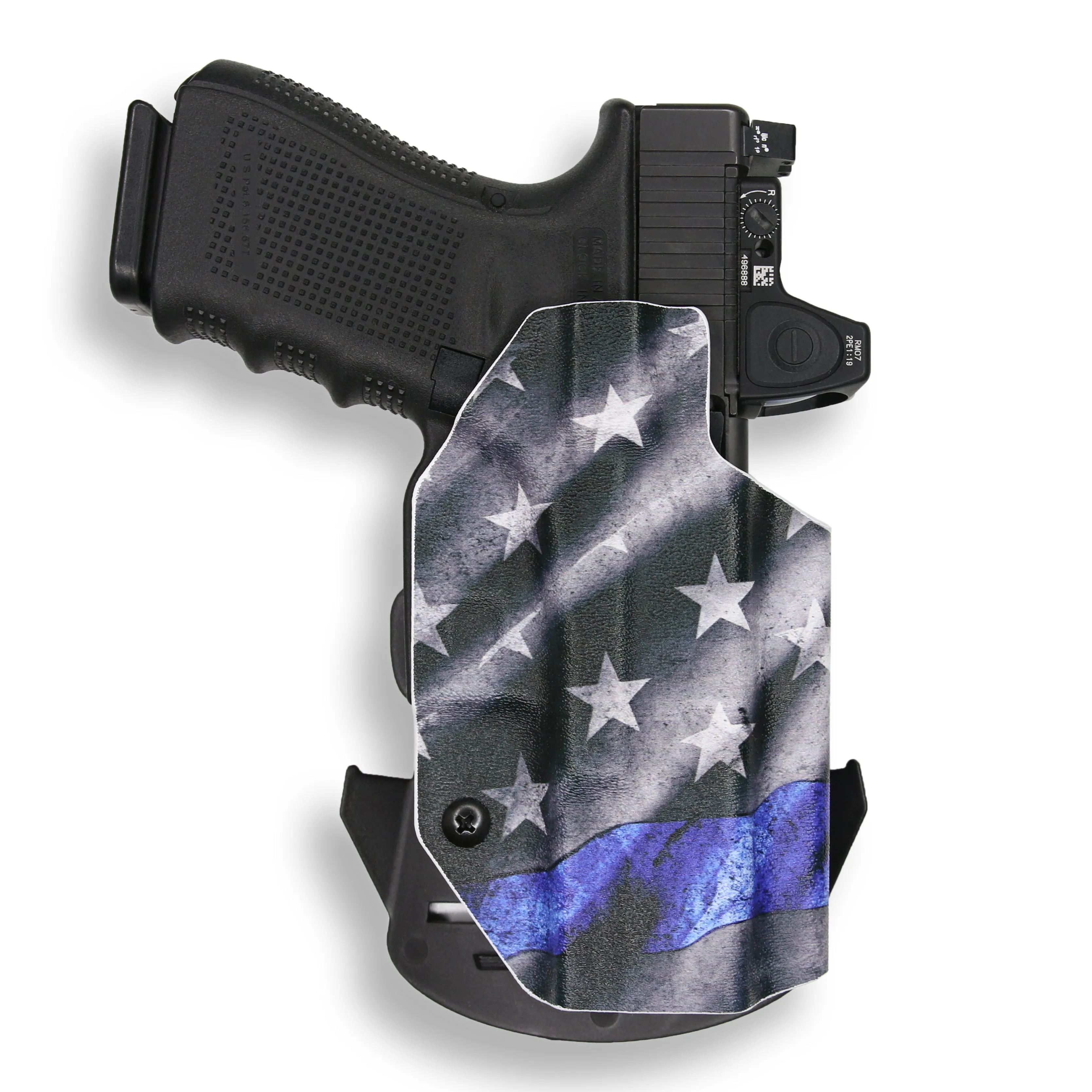 Smith & Wesson M&P / M2.0 4"/4.25" Compact 9/40 with Olight Baldr S Light Red Dot Optic Cut OWB Holster