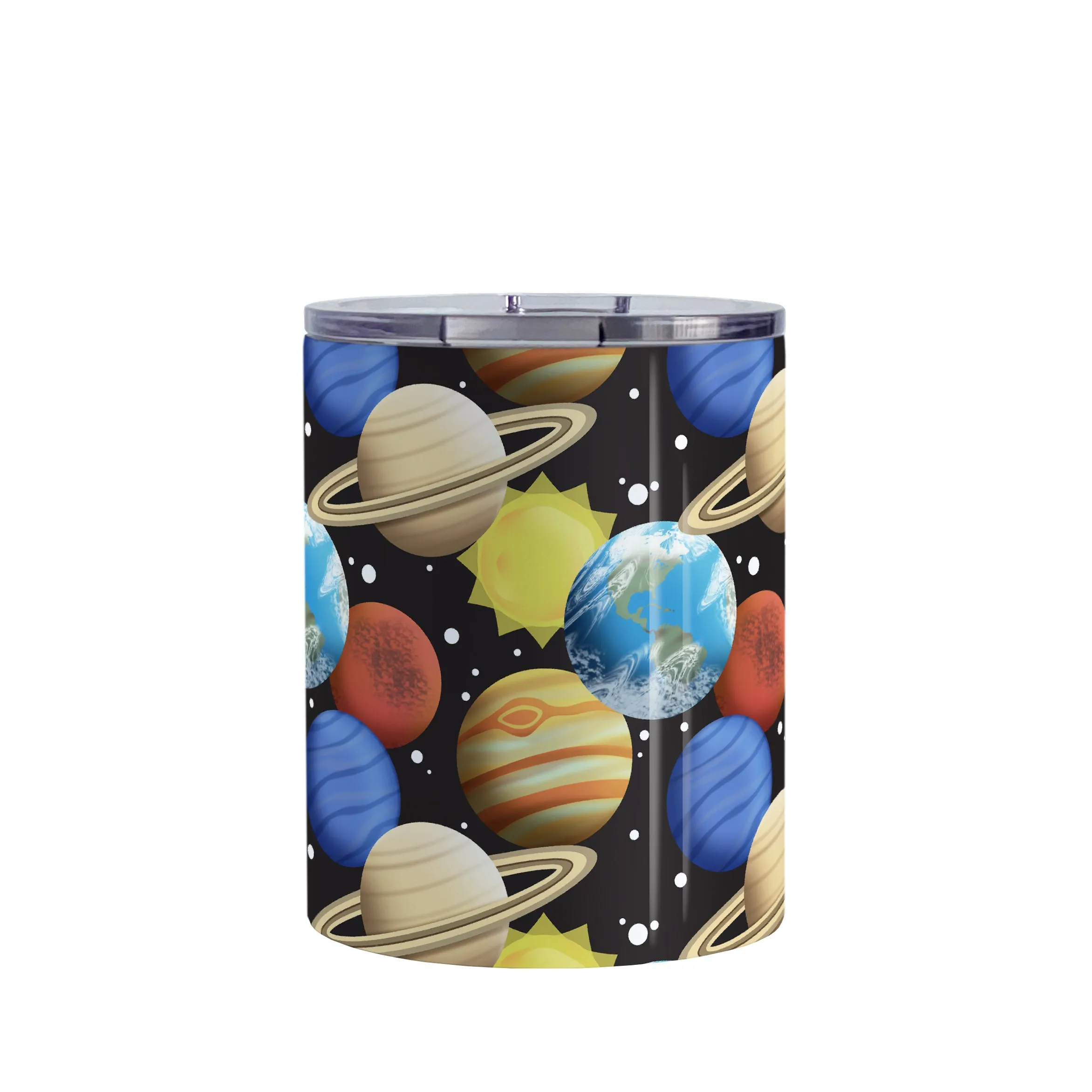 Space Planets Pattern - Space Tumbler Cup