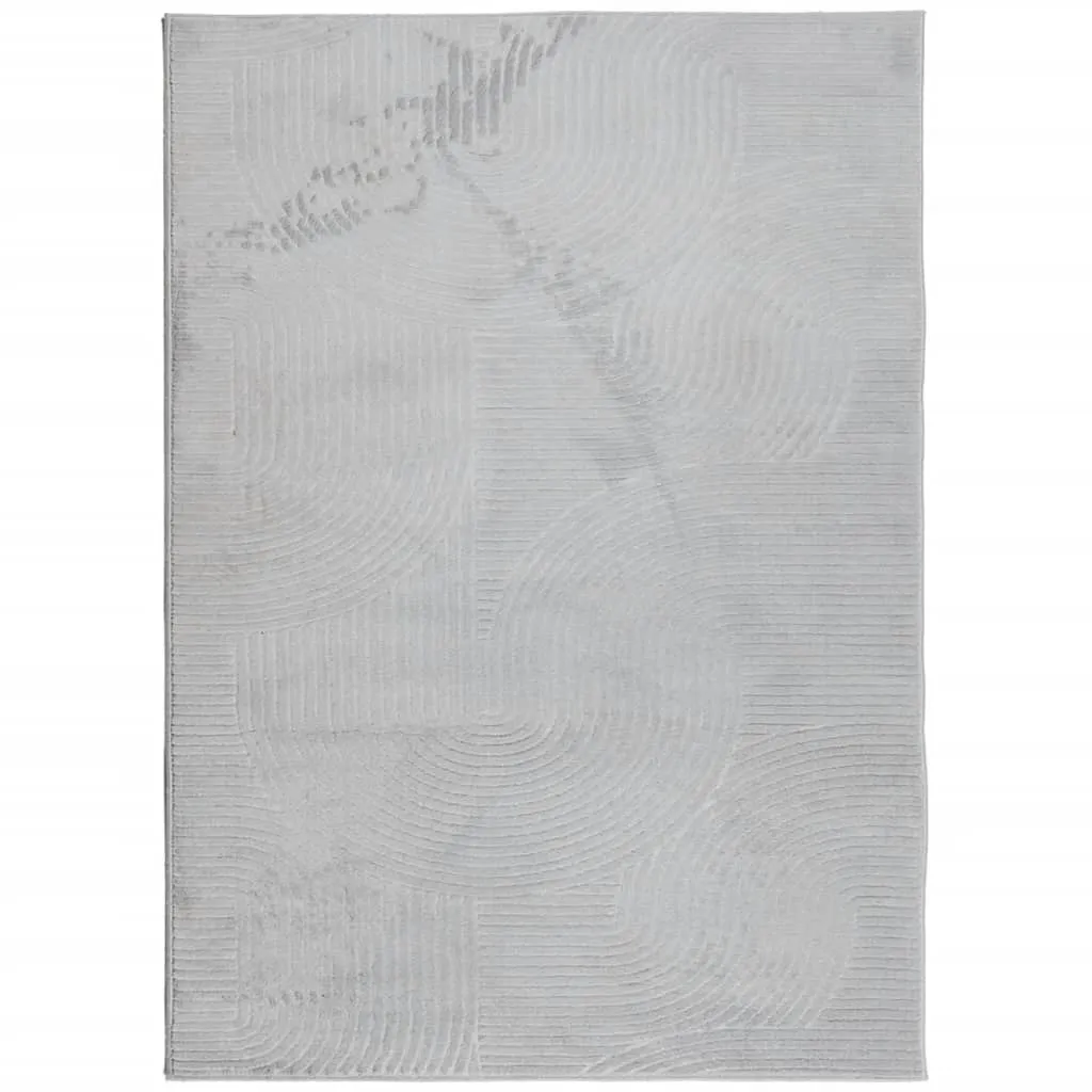 Stylish vidaXL Rug IZA - Modern Scandinavian Design, Grey, 200x280 cm - Cozy, Durable & Machine Washable