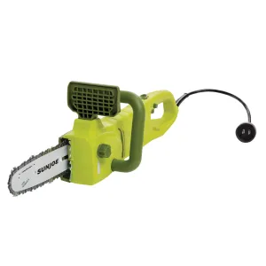 Sun Joe SWJ806E 2-in-1 Electric Convertible Pole Chain Saw | 8 inch | 8.0 Amp (Green)