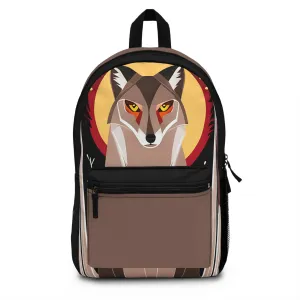 Sunset Coyote, Backpack with Computer Pocket and Padded Back