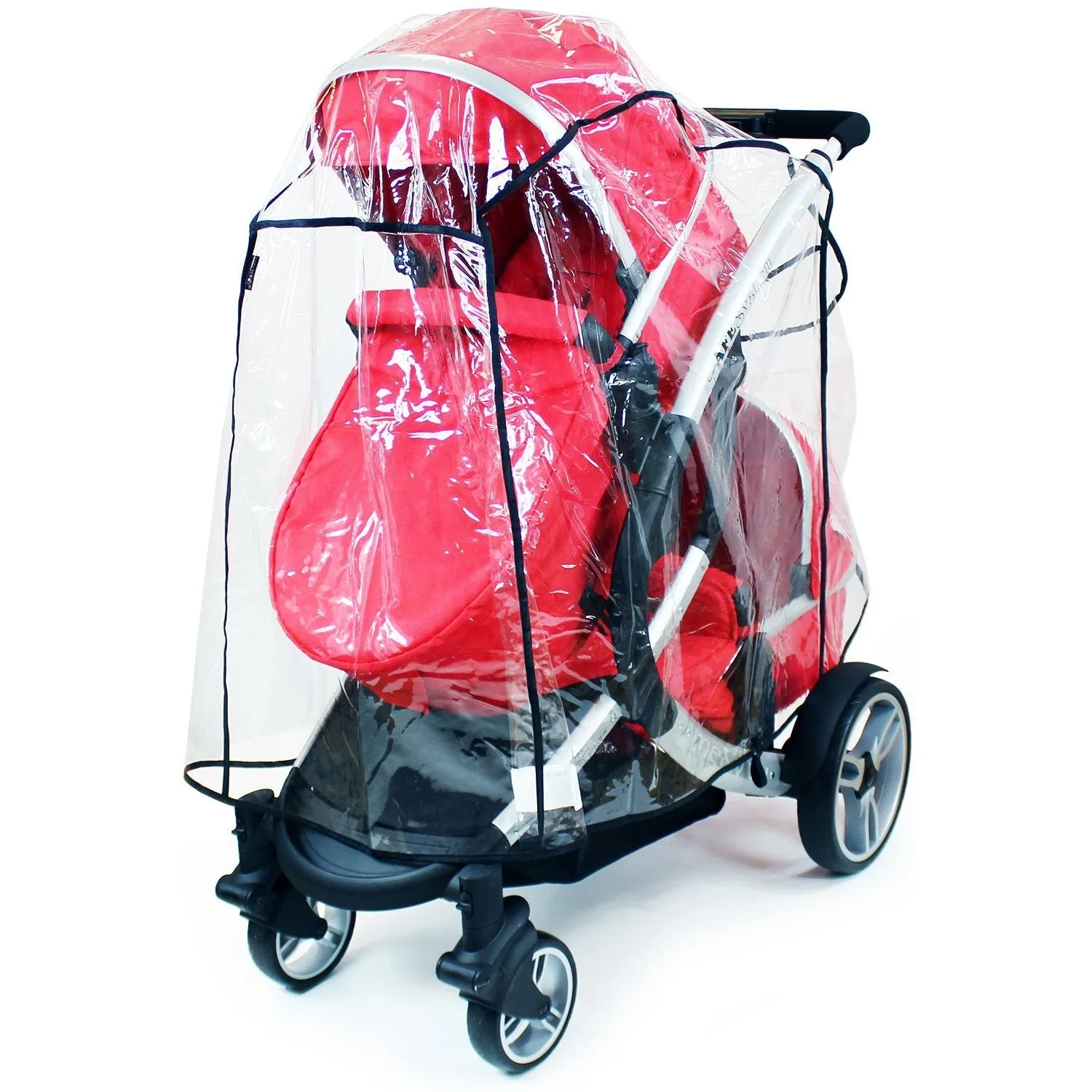 Tandem Rain Cover To Fit Baby Jogger City Select LUX Tandem