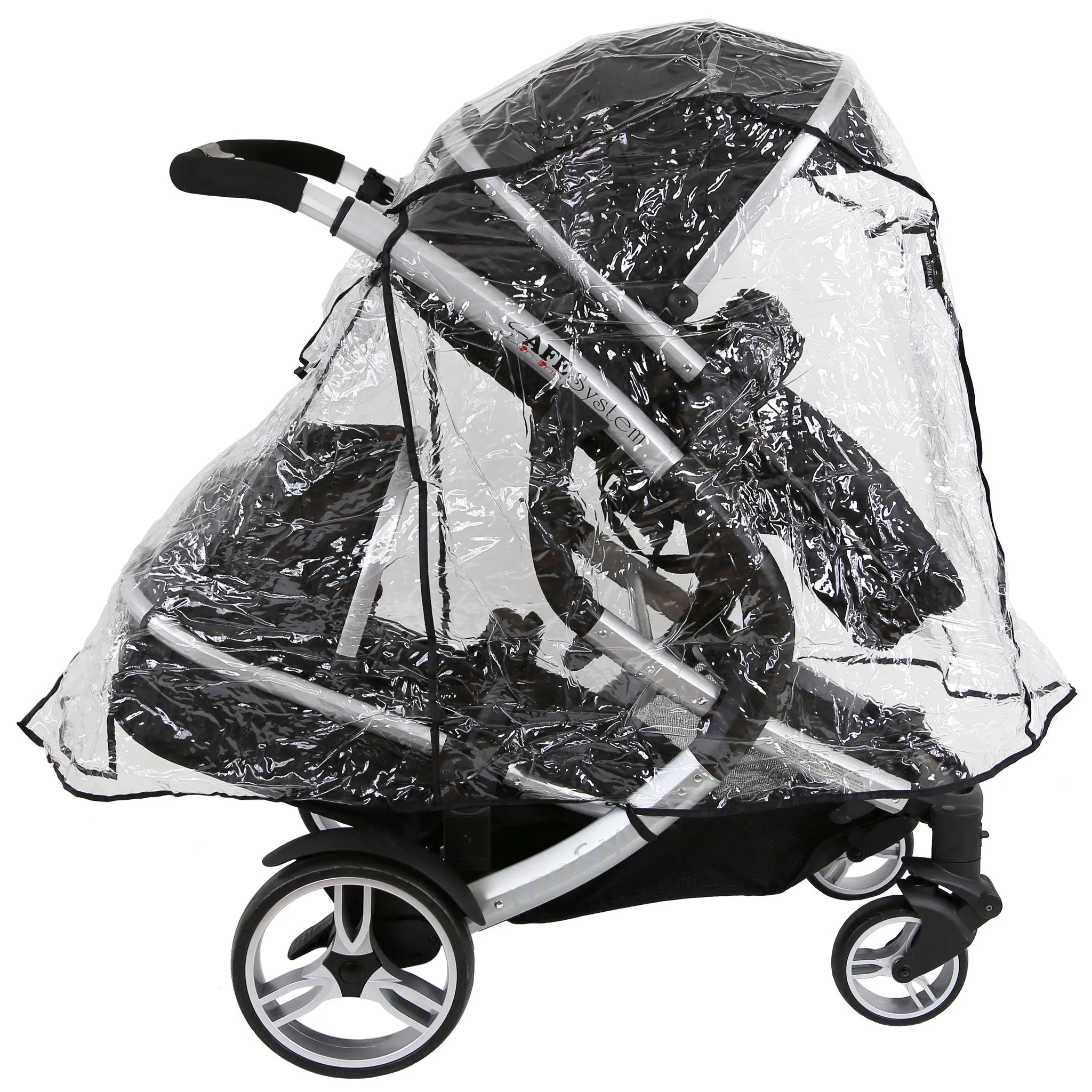 Tandem Rain Cover To Fit Baby Jogger City Select LUX Tandem