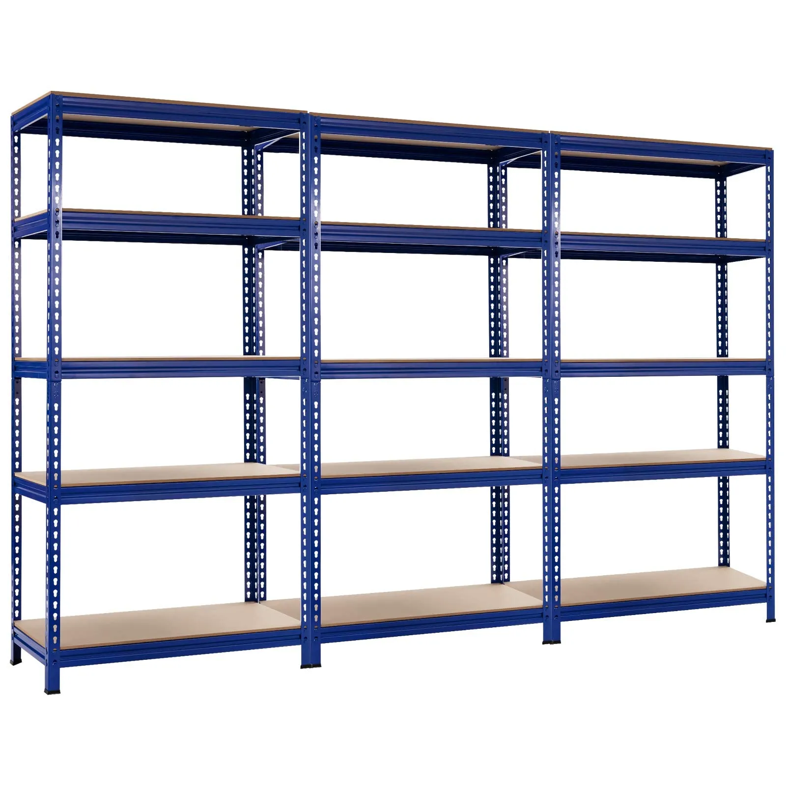 Tangkula 5-Tier Steel Storage Shelves, 73" Heavy Duty Garage Shelf with Adjustable Shelves