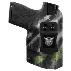 Thin Green Line Custom Printed Holster - IWB Kydex Holster - Military Support Holster