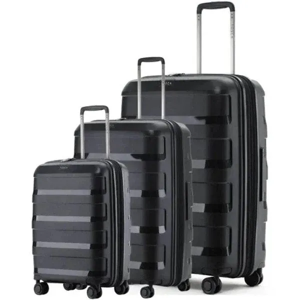 Tosca Comet 4-Wheel Expandable Luggage Set of 3 - Large, Medium and Small