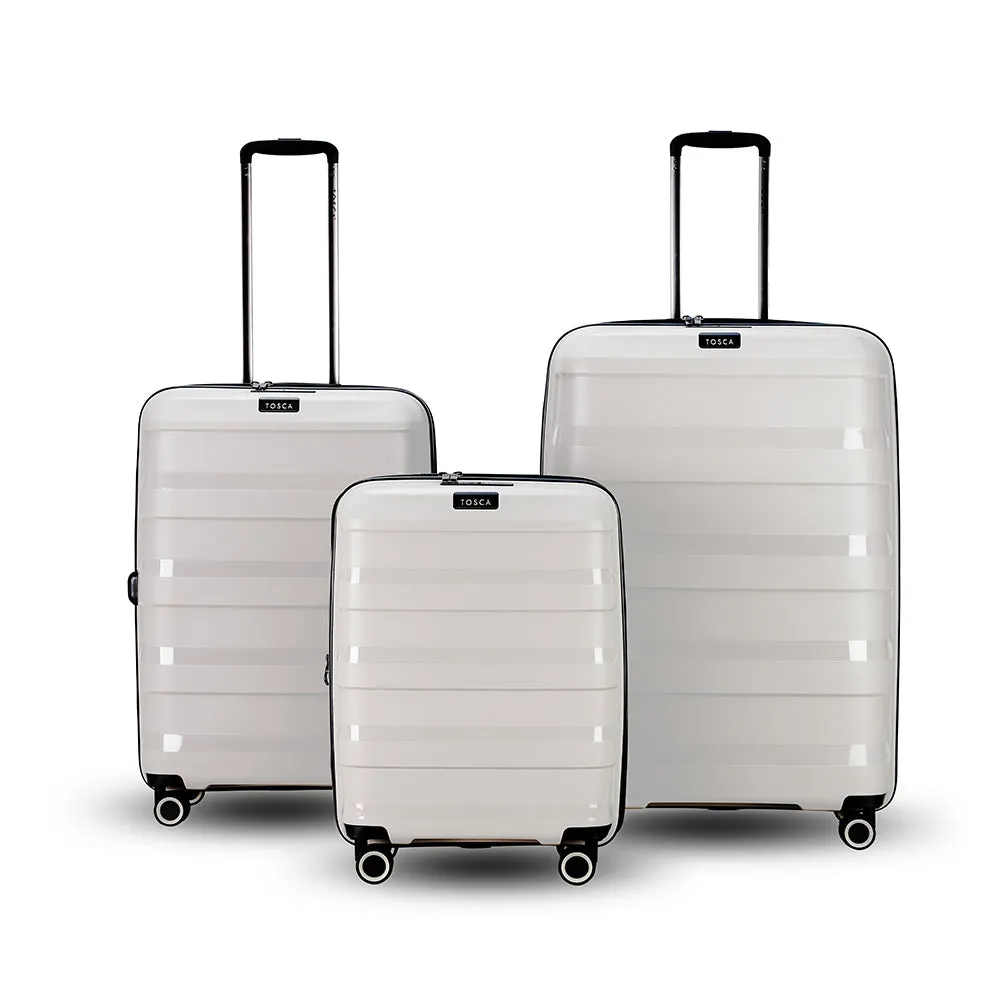 Tosca Comet 4-Wheel Expandable Luggage Set of 3 - Large, Medium and Small