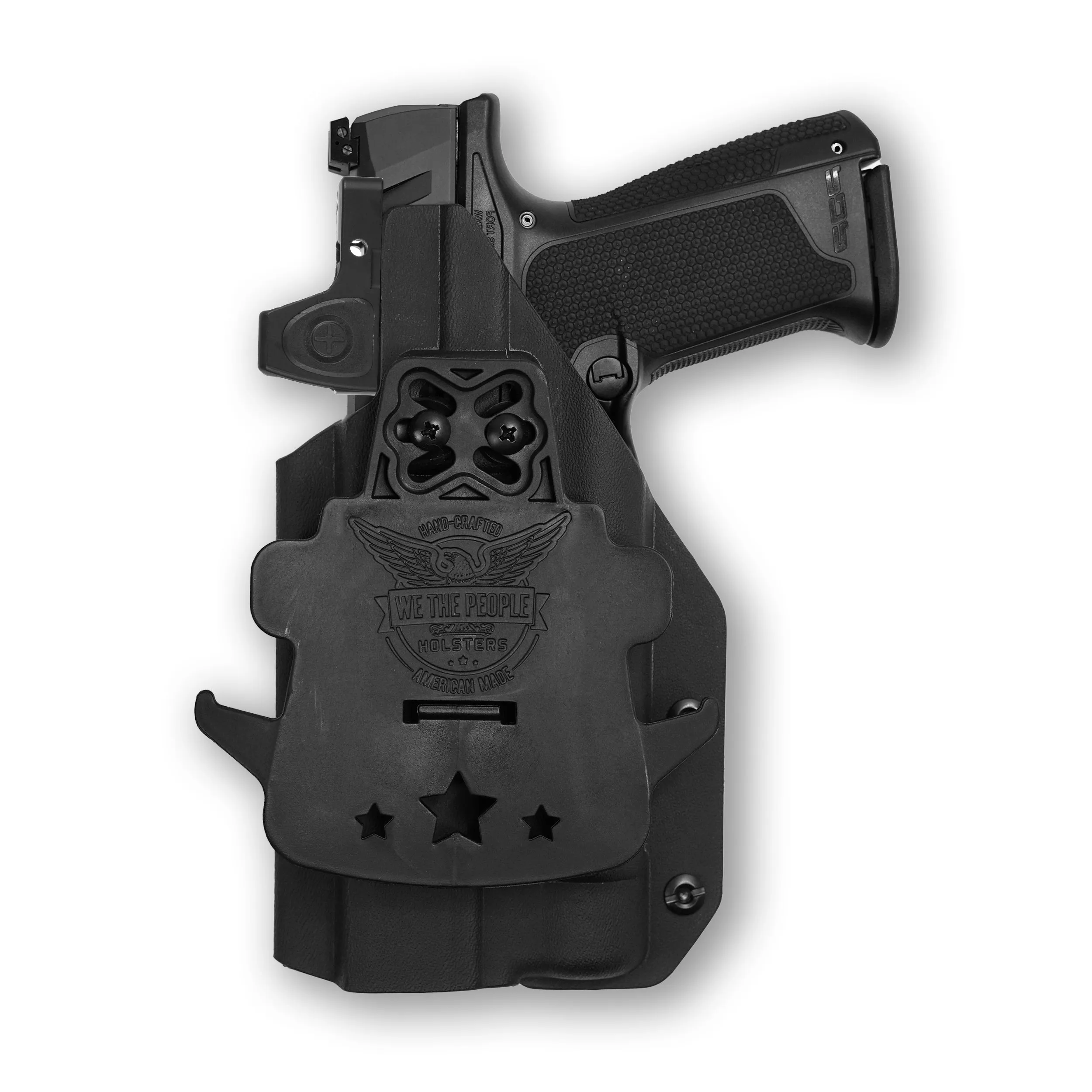 Walther PDP Compact 5" with Streamlight TLR-1/1S/HL Light Red Dot Optic Cut OWB Holster