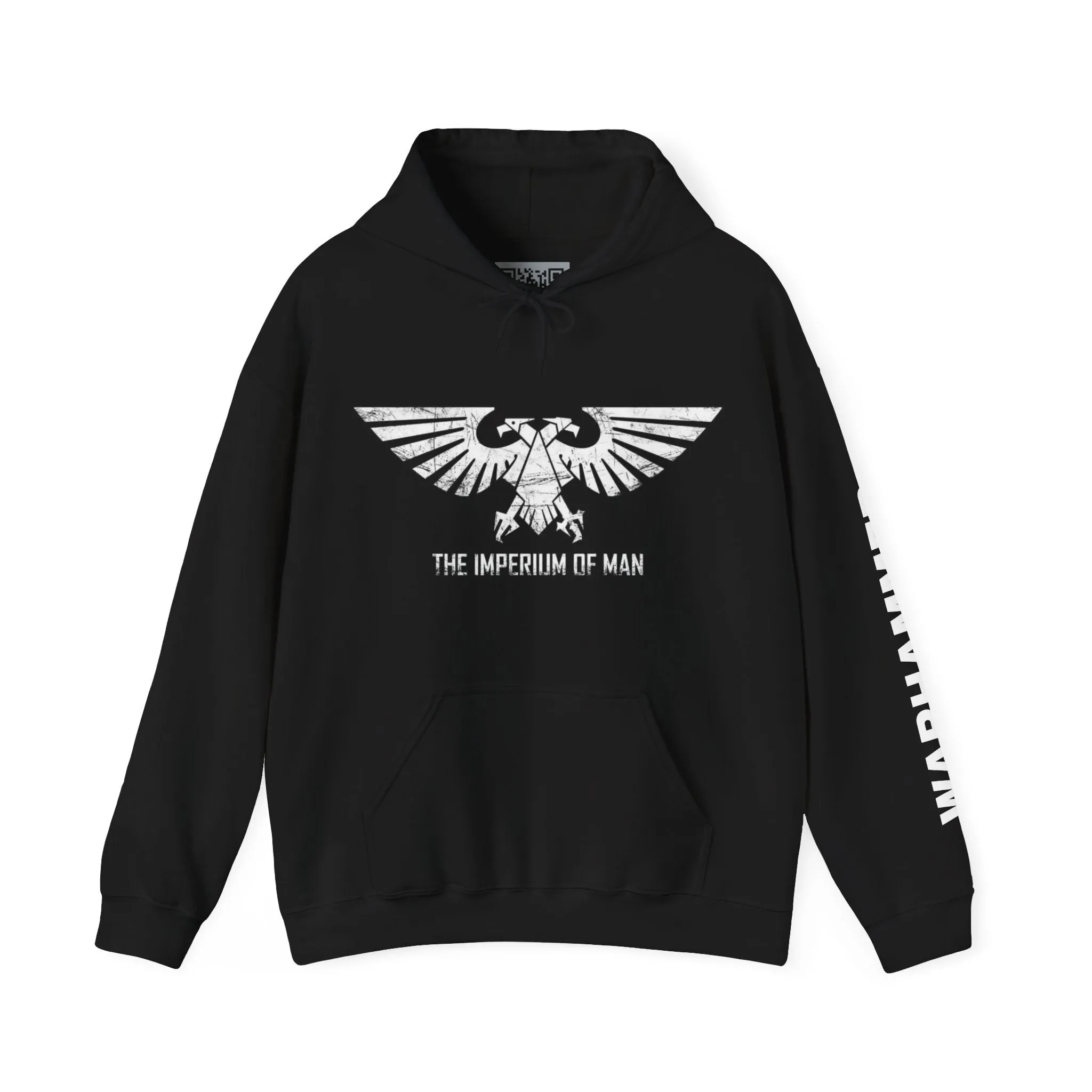 Warhammer Imperium of Man Hoodie Sleeve Print, Gamer Fan Unisex Sweatshirt, Sleeve Print Design, Gaming Gift,  Hooded Top