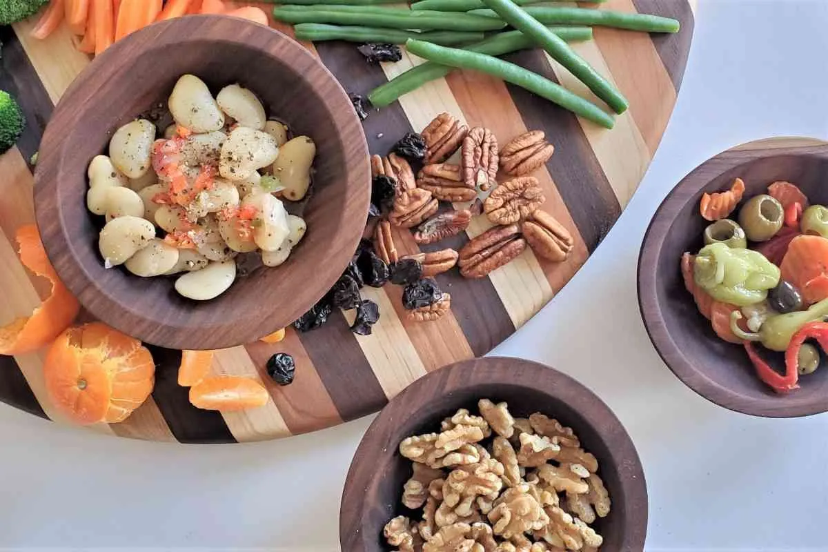 Wood Lazy Susan for Charcuterie and Cheese